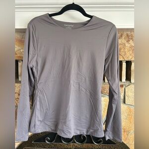 Frank & Oak Women's Long Sleeve Top in Gray